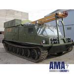 URB-2A-2 on the Chassis of a Tracked snow and swamp Vehicle URB-2A-2 on the Chassis of a Tracked snow and swamp Vehicle