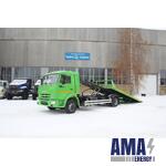 Tow truck KAMAZ-4308 with Sliding Platform and Partial Loading device Tow truck KAMAZ-4308 with Sliding Platform and Partial Loading device
